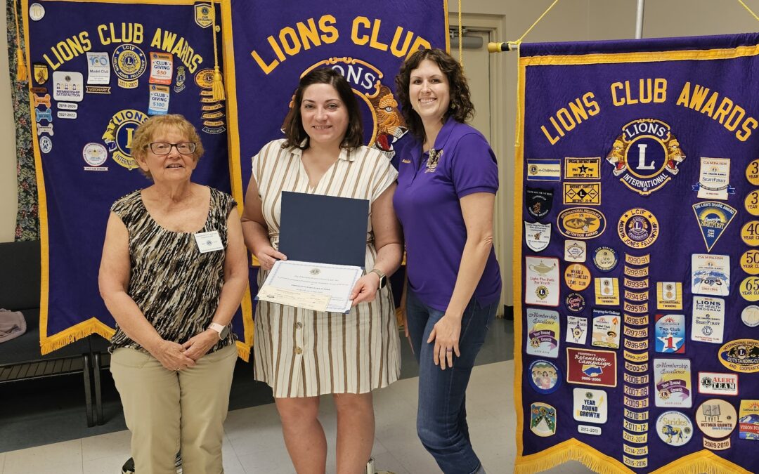 Presentation of Freedom Lions Academic Grant Spring 2024